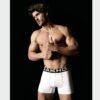Boxer algodón y lycra liso Basic Esencial con elástico Bakhou Insignia - BAK2000