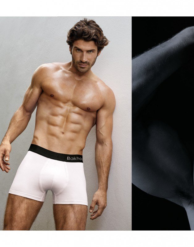 Boxer algodón y lycra liso elástico Bakhou Offset a contratono - BAK2018