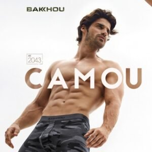 Boxer algodón y lycra estampado Camuflado elástico Bakhou Authentic - BAK2043