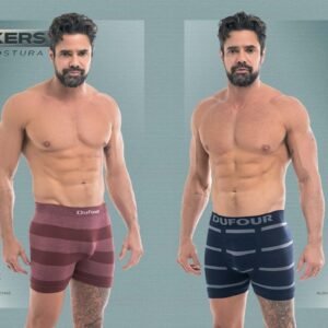 Boxer rayas sin costura algodón y lycra - DU12062